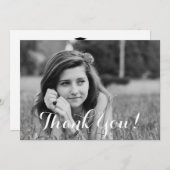 Merci de calligraphie photo moderne (Devant / Derrière)