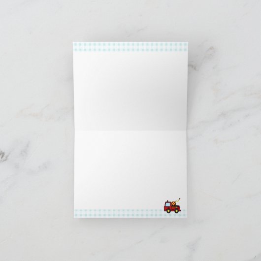 Merci de camion-feu (Intérieur)