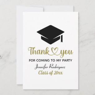 Merci De Cap De Diplôme Pour Être Venu À Mon Parti