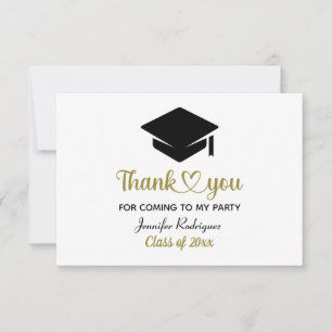 Merci De Cap De Diplôme Pour Être Venu À Mon Parti