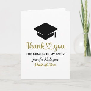 Merci De Cap De Diplôme Pour Être Venu À Mon Parti