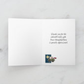 Merci de carte de bébé de construction (Intérieur)