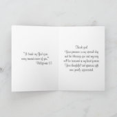 Merci de carte de communion de la catholique (Intérieur)