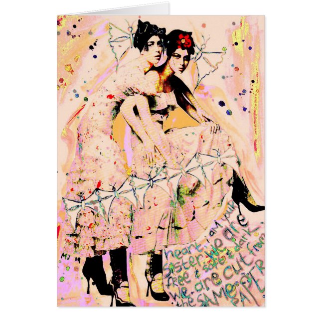 Merci de carte de remerciements "pour être ma (Devant)