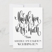 Merci de carte plat (Devant)