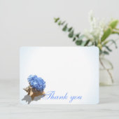 Merci de carte plat Seashore Hydrangea (Debout devant)