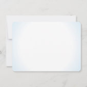 Merci de carte plat Seashore Hydrangea (Dos)