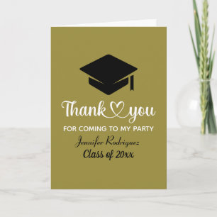 Merci De Casquette Gradué Pour Être Venu À Mon Par