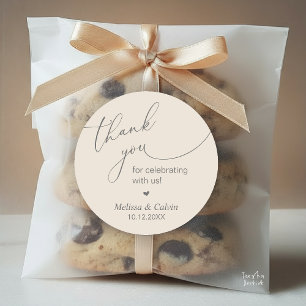 Merci de célébrer avec nous Autocollant Cadeaux