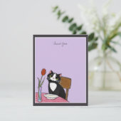 Merci de chat de smoking de restaurant (Debout devant)