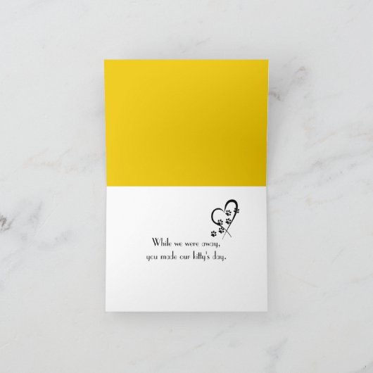 Merci de chat Tabby pour animaux de compagnie (Intérieur)