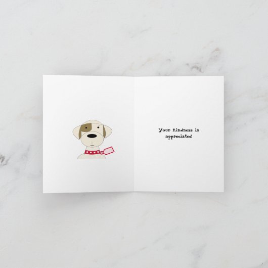 Merci de chien de dessin cool (Intérieur)