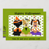 Merci de client de Halloween (Devant / Derrière)