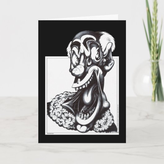 Merci de Clown Kaart (Voorkant)