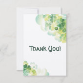 Merci de coins de trèfle vert et de papillon (Devant)