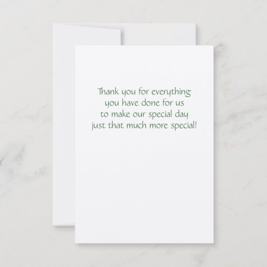 Merci de coins de trèfle vert et de papillon (Dos)