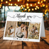 Merci de collage photo Mariage à main