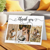 Merci de collage photo Mariage à main