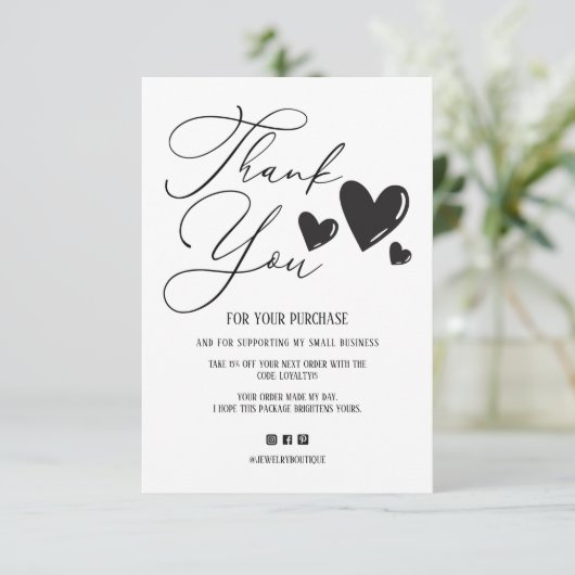 Merci de commande de coeur de script de signature  (Debout devant)