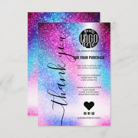 Merci de commande de Parties scintillant de Nebula (Devant / Derrière)