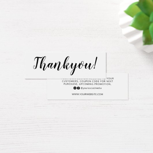 Merci de commande de script moderne élégant (Bureau)