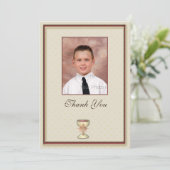 Merci de communion Carte photo (Debout devant)