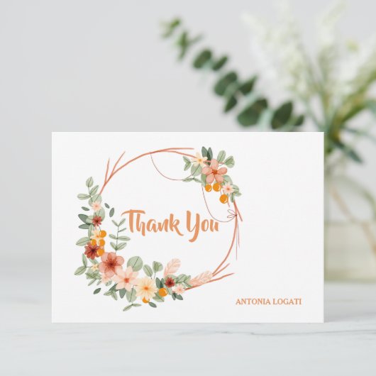 Merci de couronne d'automne (Debout devant)