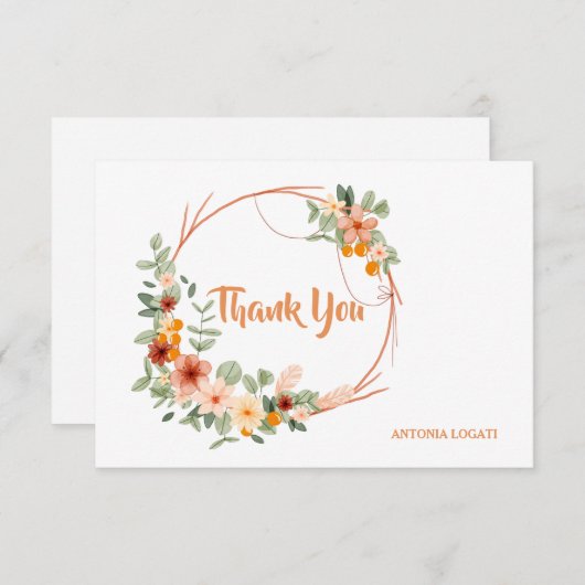 Merci de couronne d'automne (Devant / Derrière)