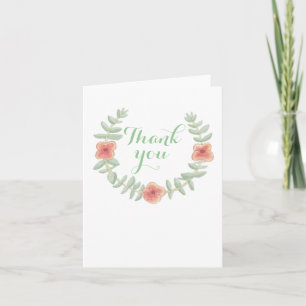 Merci de couronne de fleurs