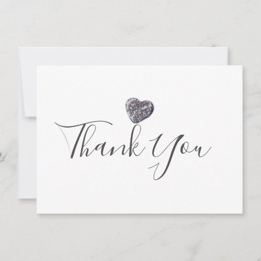 Merci de découverte du coeur de galets (Devant)