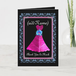 Merci de DEMOISELLE D'HONNEUR - équilibre MAGENTA