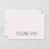 Merci de deuil de fleurs rose pâle (Devant)