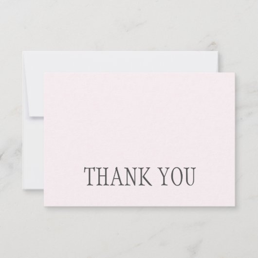 Merci de deuil de fleurs rose pâle (Devant)