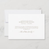 Merci de deuil en or simple (Devant)