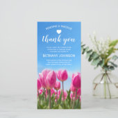 Merci de deuil | Funérailles de Tulipes roses (Debout devant)