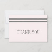 Merci de deuil rose pâle et gris (Devant)