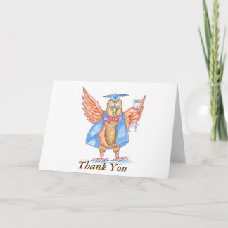 Merci de diplôme - Chouette de dessin en Casquette