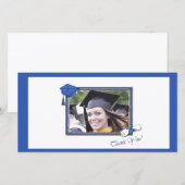 Merci de diplôme en bleu (Devant / Derrière)