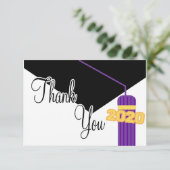 Merci De Diplôme Et De Tassel De 2020 (Violet) (Debout devant)