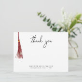 Merci de diplôme Maroon Tassel (Debout devant)
