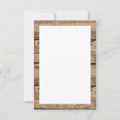 Merci de diplôme Photo rustique Pays Bois (Dos)