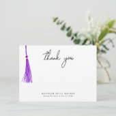 Merci de diplôme Purple Tassel (Debout devant)