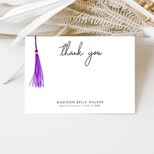 Merci de diplôme Purple Tassel