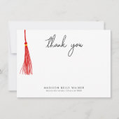 Merci de diplôme Red Tassel (Devant)