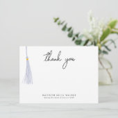 Merci de diplôme White Tassel (Debout devant)
