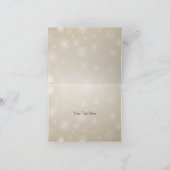 Merci de douche nuptiale Gold Snow en argent (Intérieur)