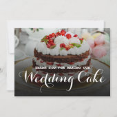 Merci de faire notre gâteau Mariage | Mariage Bake (Devant)