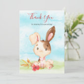 Merci de ferme Bunny Watercolor (Debout devant)