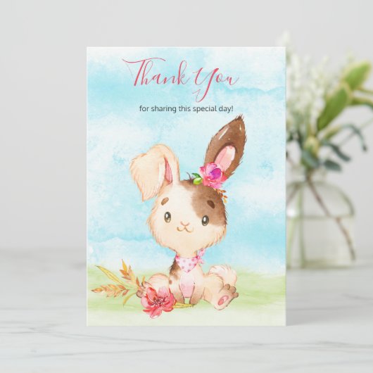 Merci de ferme de lapin écolière (Debout devant)