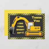 Merci de fête d'anniversaire de construction (Devant / Derrière)